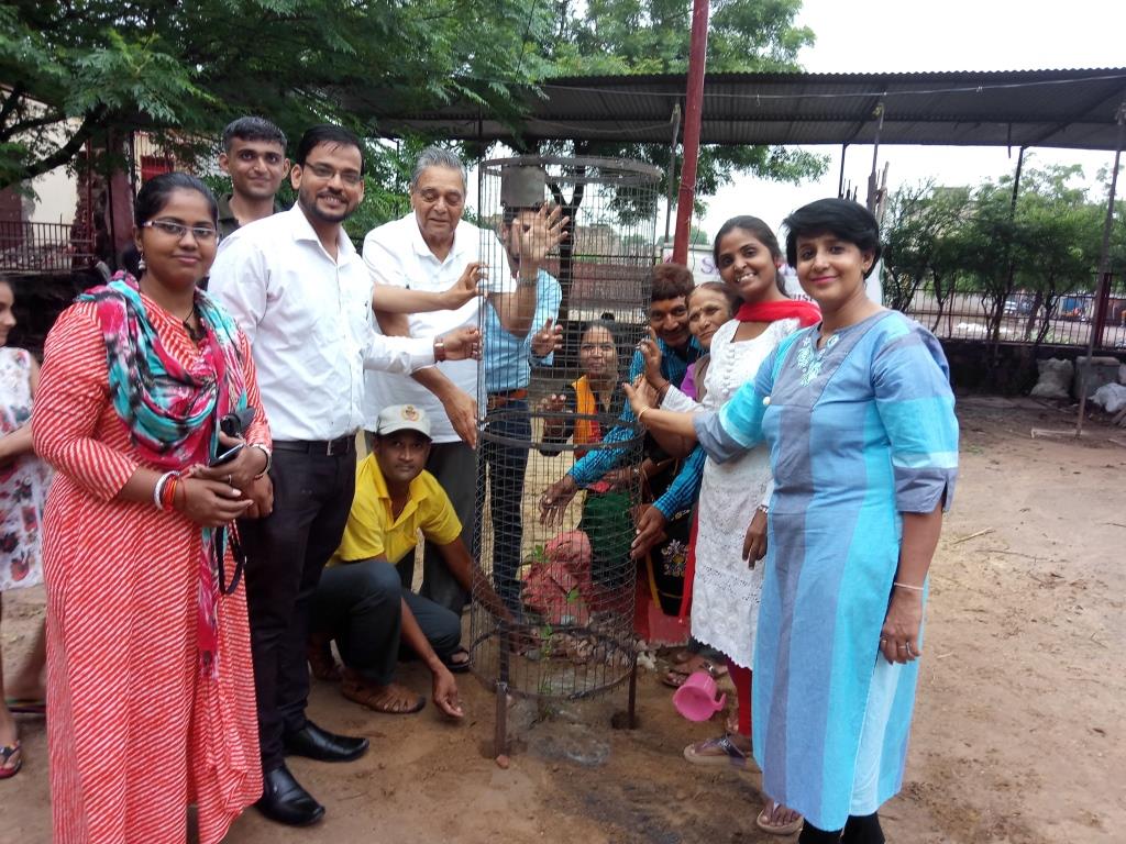 श्री छोटे बालाजी मंदिर परिसर में अब्दुल कलाम वाटिका