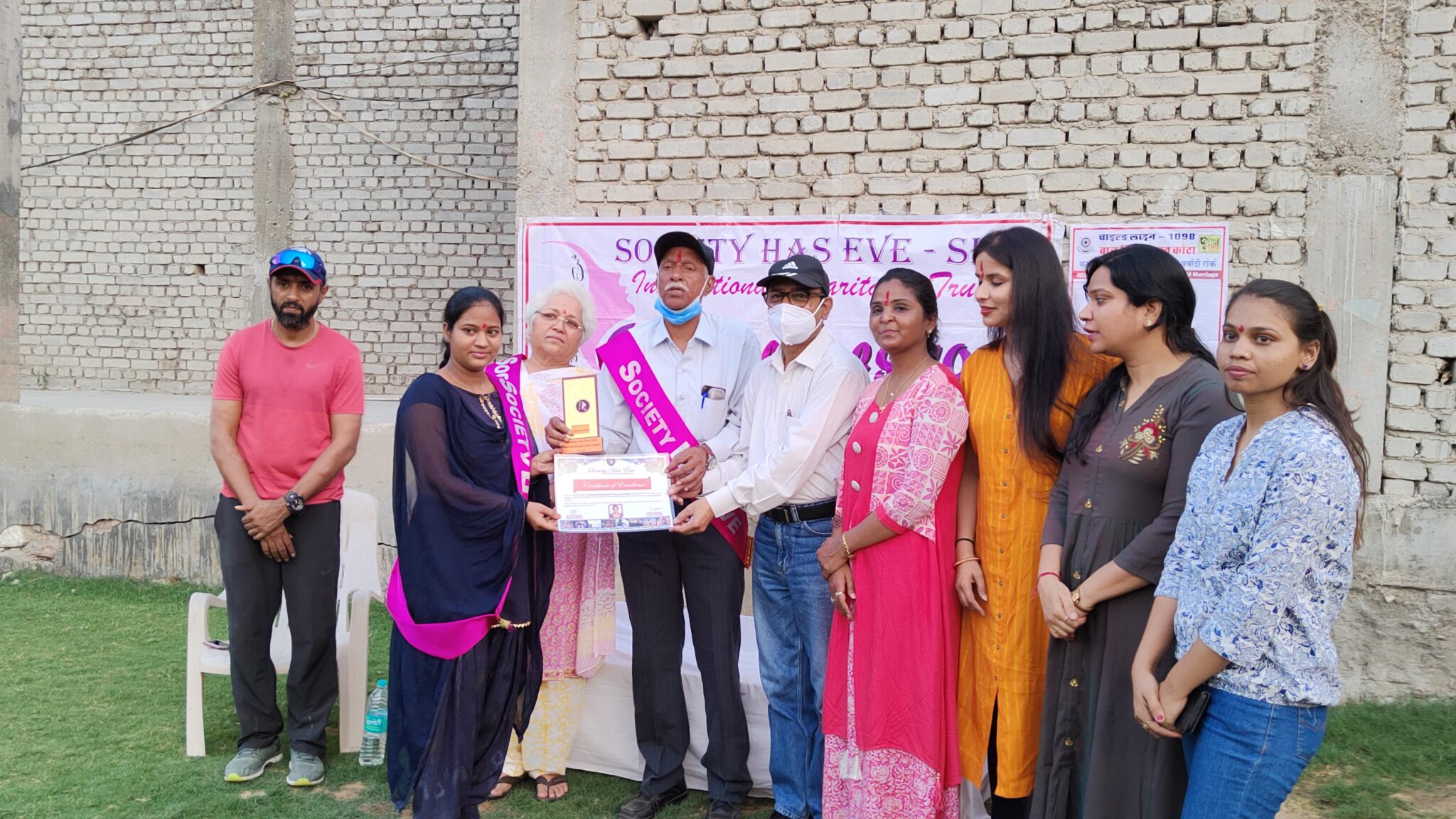 माया कुमारी मेघवाल ने सांत्वना पुरस्कार प्राप्त किया-SHE