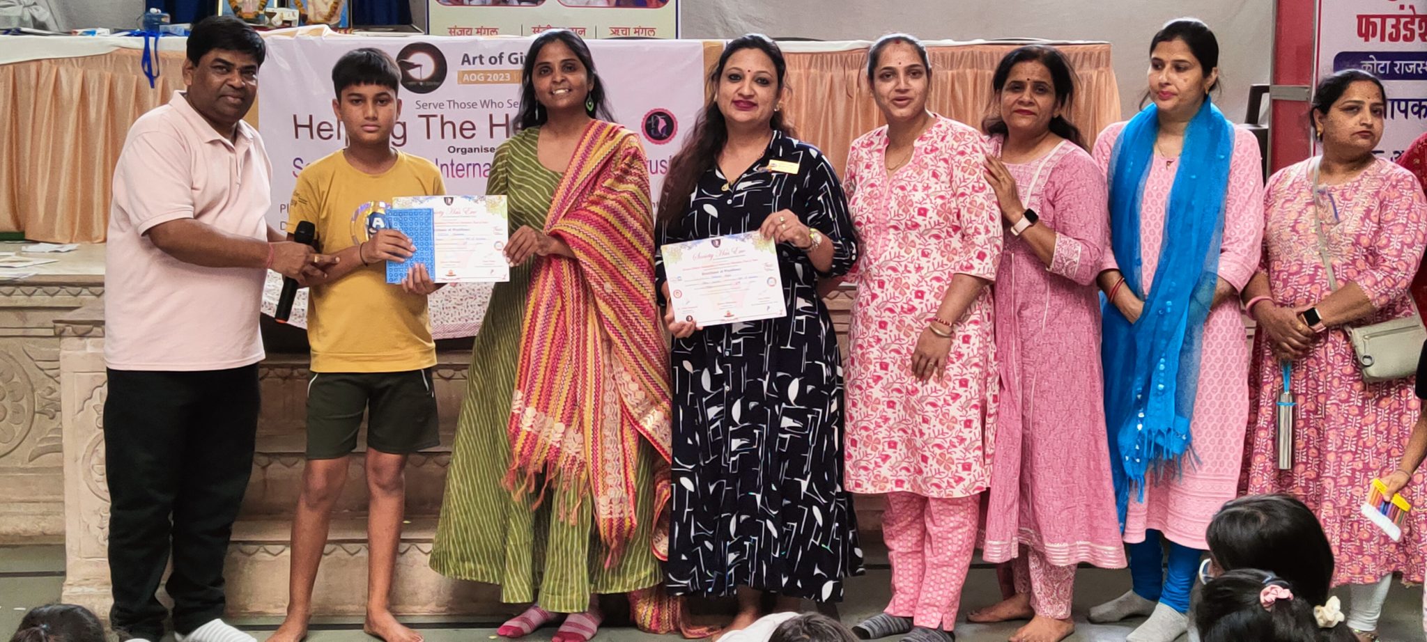 अंतरराष्ट्रीय स्तर पर 17 मई को मनाये जाने वाले आर्ट ऑफ गिविंग दिवस की 10 वीं वर्षगांठ पर